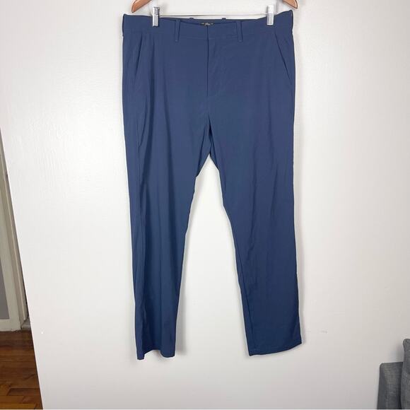 J. Crew 770 Stretch Chino Casual Pants Flat Front Men’s size 34 Blue - Picture 1 of 8